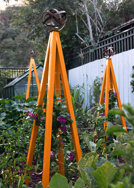 patio planter trellis AKORIS GARDEN TUTEUR JR | Terra Trellis