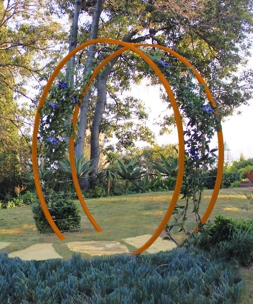 circular plant trellis GRACIE MODERN ARBOR | Terra Trellis