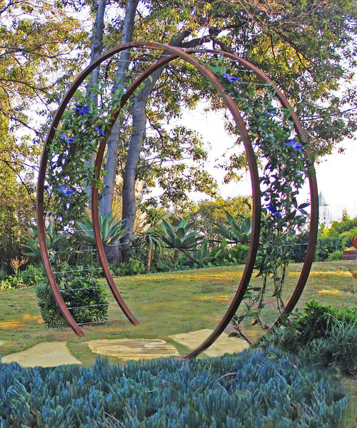 moon gate plant trellis GRACIE MODERN ARBOR | Terra Trellis