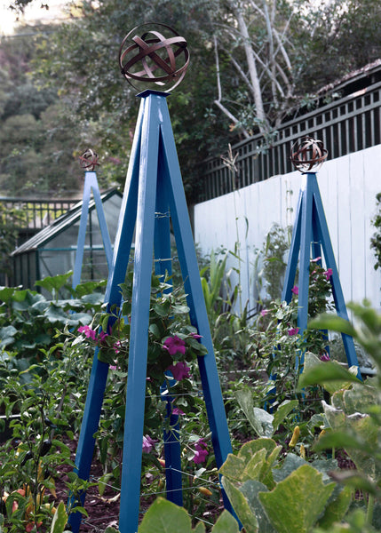 plant obelisk trellis AKORIS GARDEN TUTEUR JR | Terra Trellis